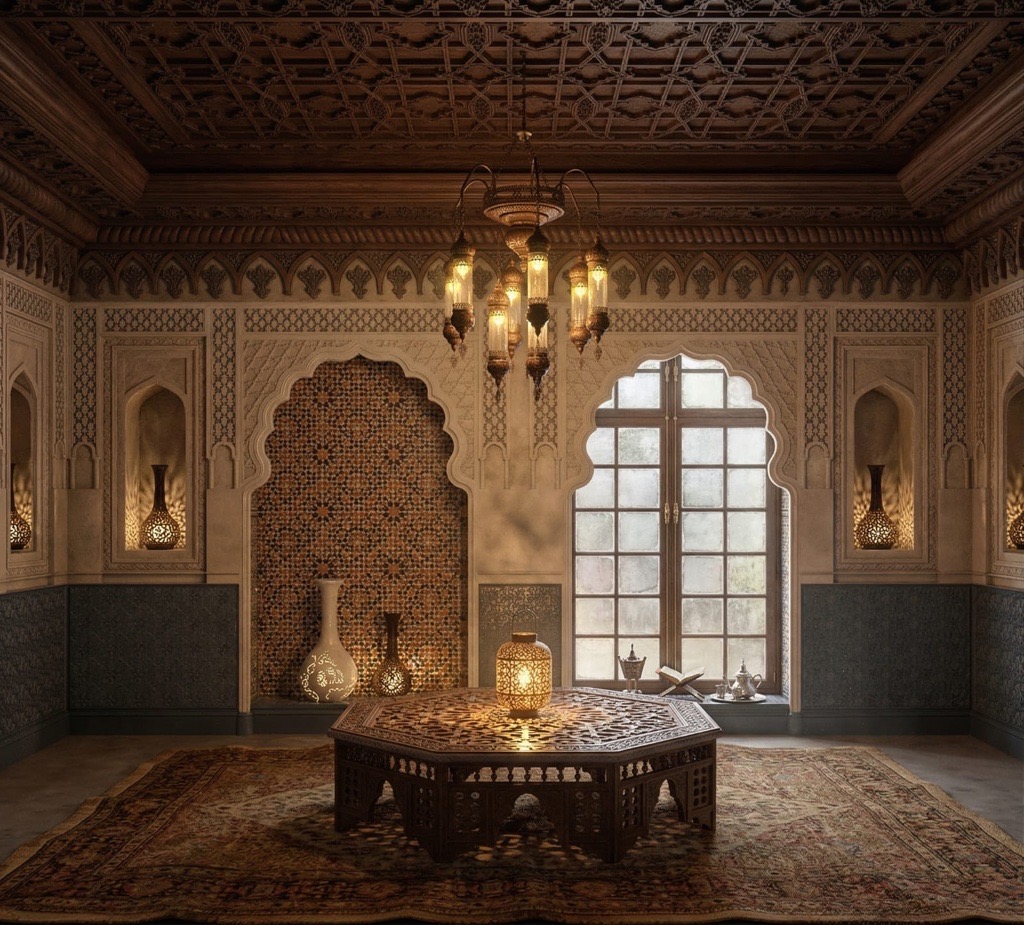 Al Arabi VR walkthrough — Moroccan interior