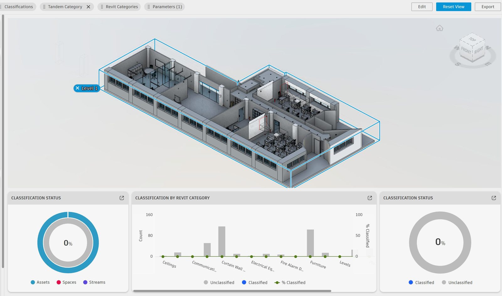 Digital Twin — Design Zone HQ — BIM Project · Internal R&D — Jeddah, Saudi Arabia — digital twin headquarters, TwinMs platform pilot, Saudi-built digital twin, BIM-to-FM handover