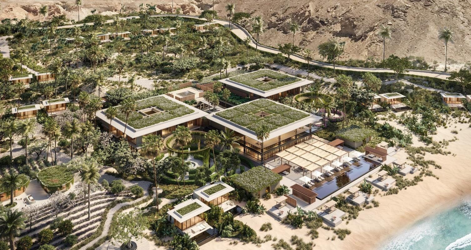 Integrative Wellness — Timber Façade — BIM Project — AMAALA, Saudi Arabia — AMAALA Red Sea, wellness center timber facade, sustainable hospitality BIM, parametric facade design