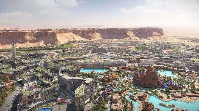 Qiddiya Upper Plateau Roads & Bridges — BIM Project — Riyadh, Saudi Arabia — Vision 2030 giga-project, entertainment destination, roads and bridges BIM, infrastructure coordination